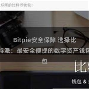 Bitpie安全保障 选择比特派：最安全便捷的数字资产钱包