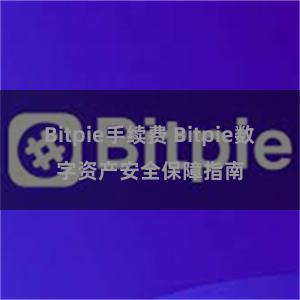 Bitpie手续费 Bitpie数字资产安全保障指南