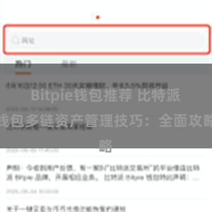 Bitpie钱包推荐 比特派钱包多链资产管理技巧：全面攻略