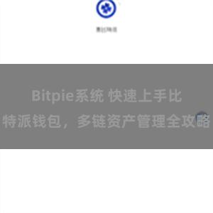 Bitpie系统 快速上手比特派钱包，多链资产管理全攻略