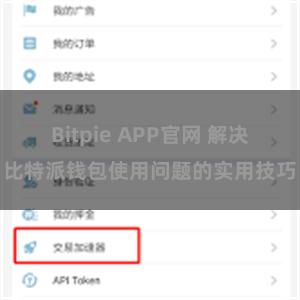 Bitpie APP官网 解决比特派钱包使用问题的实用技巧