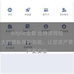 Bitpie全新 比特派钱包：强大的隐私保护功能，让您资产更安全