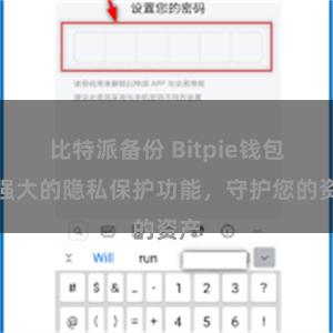 比特派备份 Bitpie钱包：强大的隐私保护功能，守护您的资产