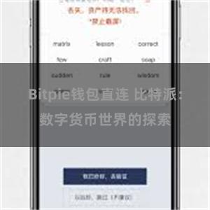 Bitpie钱包直连 比特派：数字货币世界的探索