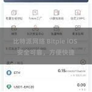 比特派网络 Bitpie iOS 安全可靠，方便快捷